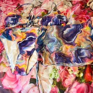 Plus size Colorful 3 piece Bikini